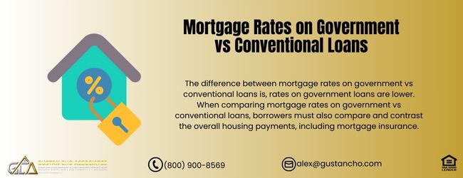 Mortgage Rates on Government vs Conventional Loans